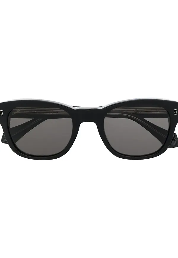Cartier Eyewear CT0278S runda solglasögon - Svart