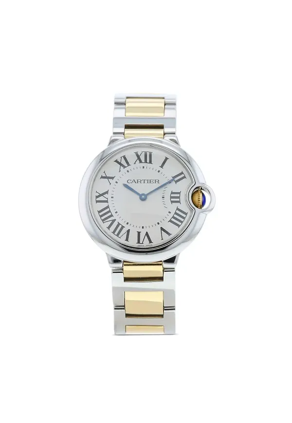 Cartier Pre-owned Ballon Bleu 36 mm klocka från 2010 - Vit