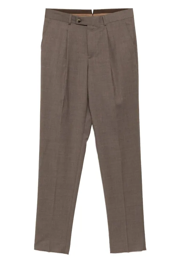 Caruso avsmalnande byxor - Neutral