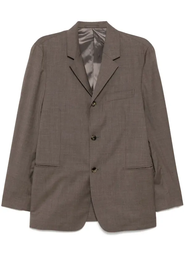 Caruso Hedda enkelknäppt blazer - Neutral