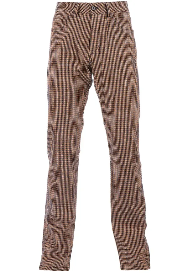 Carven checked trouser - Gul