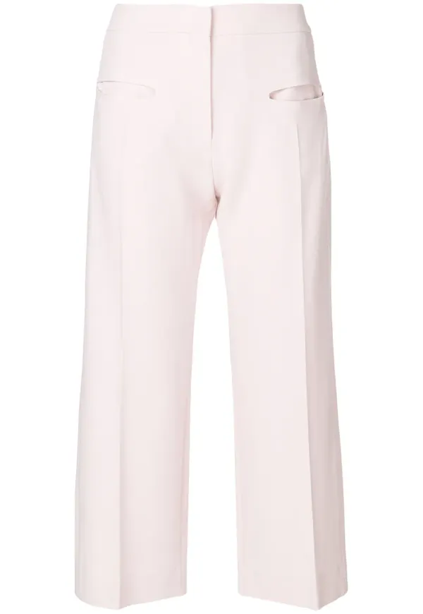 Carven wide leg cropped pants - Rosa