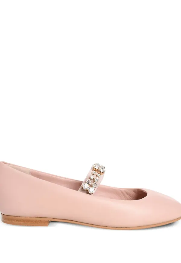 Casadei ballerinaskor med strass - Rosa