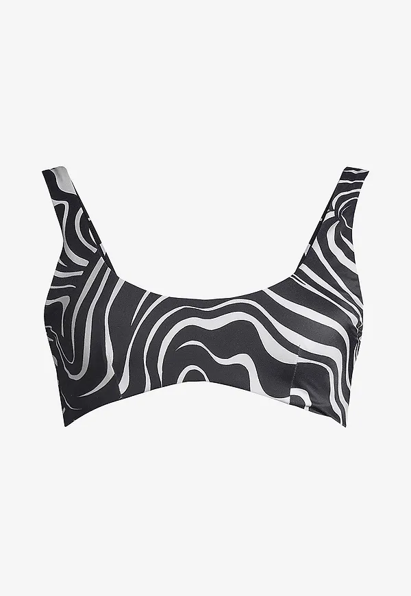 Casall - Bikinitopp Swirl U-shape - Svart