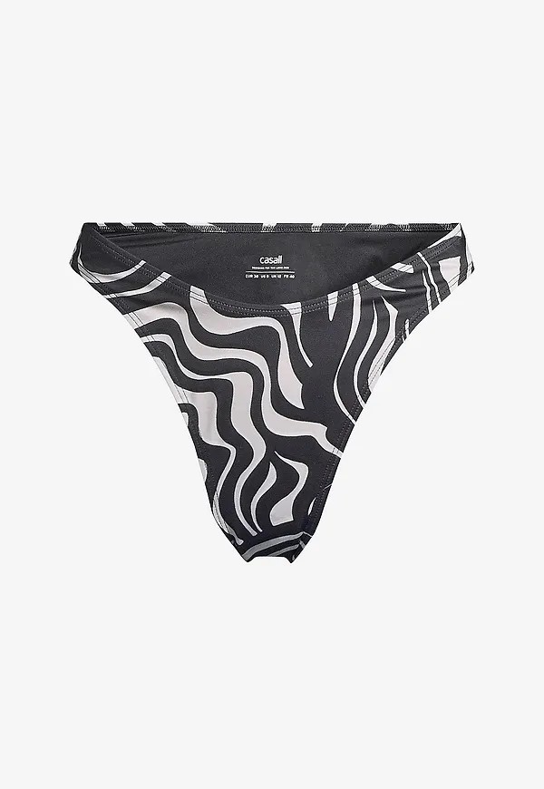 Casall - Bikinitrosa Swirl High Leg - Svart
