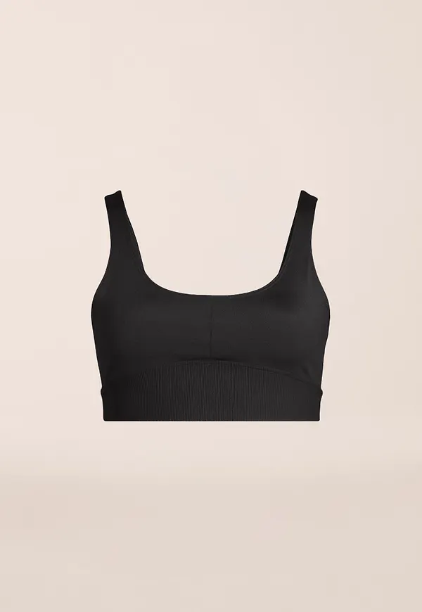 Casall Brace Rib Top - Svart XS