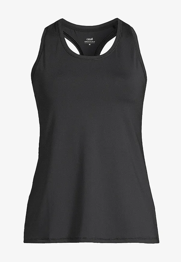 Casall - Linne Essential Racerback Tank - Svart