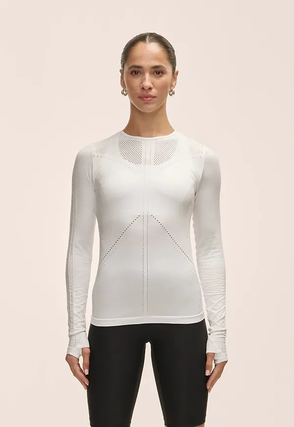 Casall Maze Long Sleeve, Vit, M