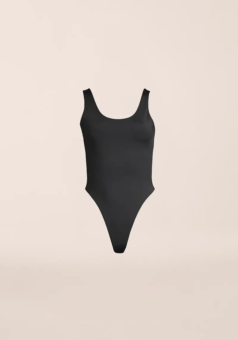 Casall Scoop Back Body, Svart, Storlek 36