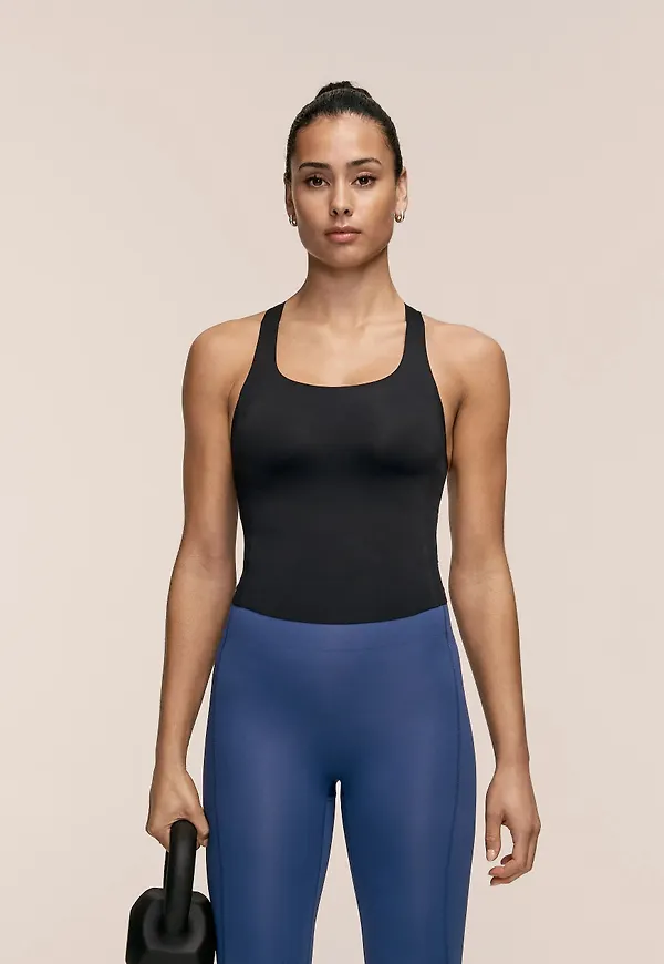 Casall Silhouette Support Tank - Svart XS