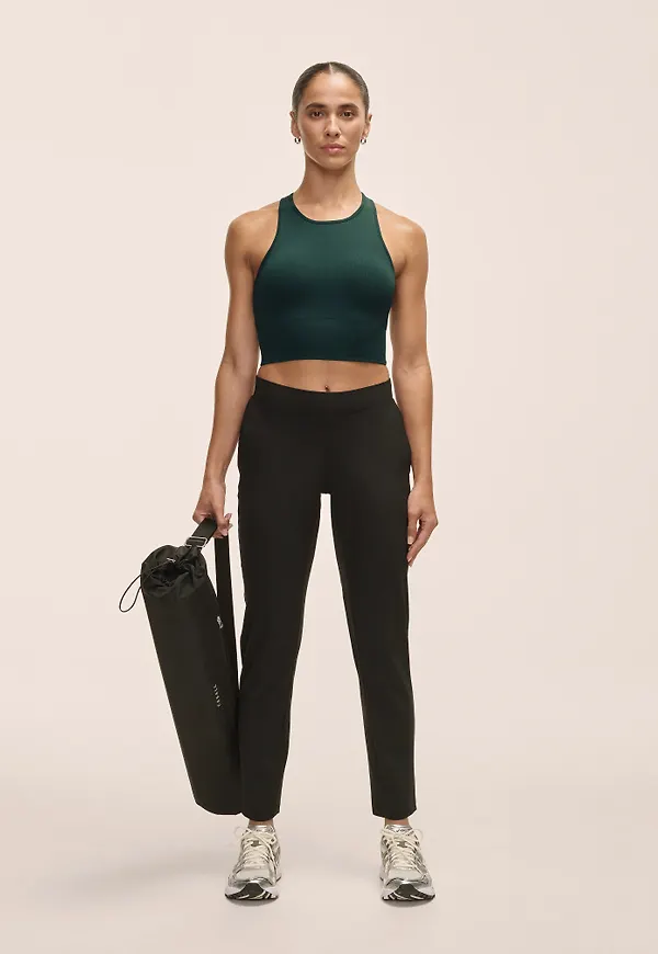 Casall Slim Woven Pants - Svart, Unisex, Svart, Storlek 34