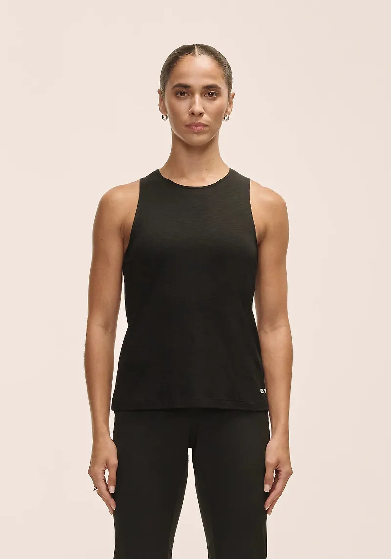 Casall Soft Texture Tank - Svart för Unisex, Svart, Stor
