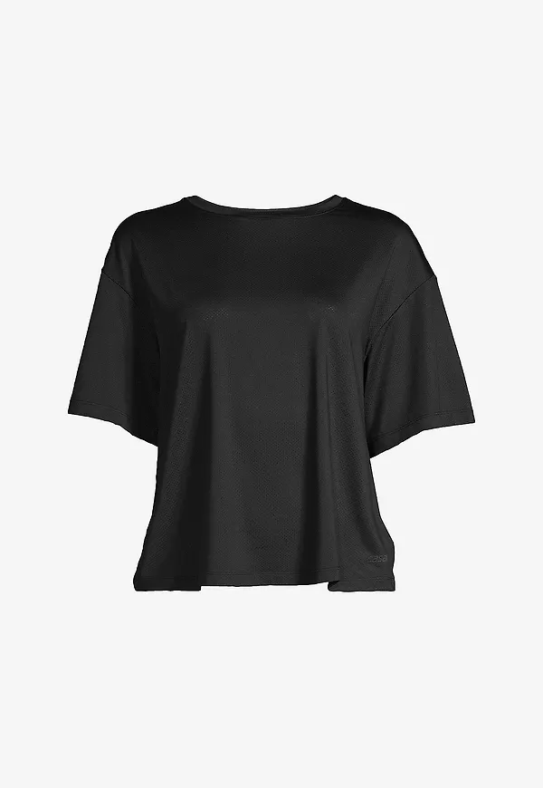 Casall - Tränings-t-shirt Laser Mesh Tee - Svart