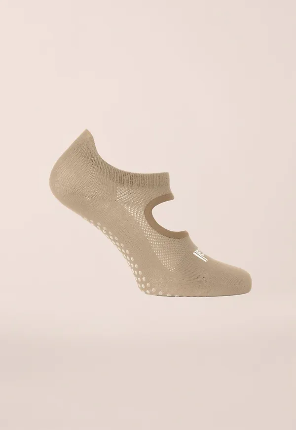 Casall Unisex Sheer Non-Slip Sock - Varm Kaschmir, 36-38
