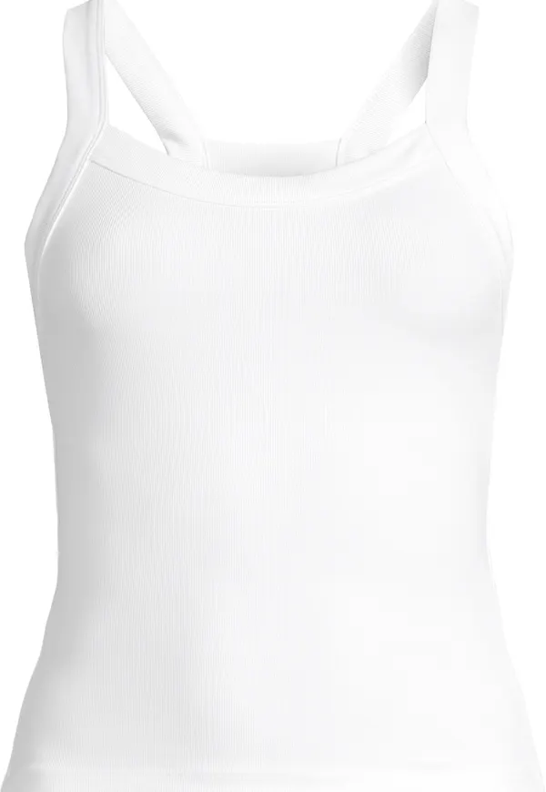 Casall Women's Defined Rib Tank White