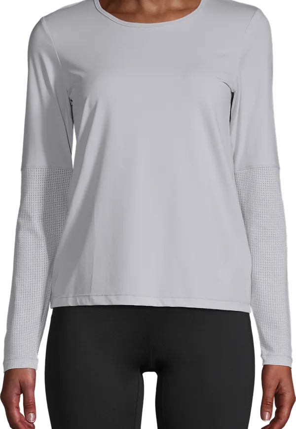 Casall Women's Iconic Long Sleeve Grey Blue