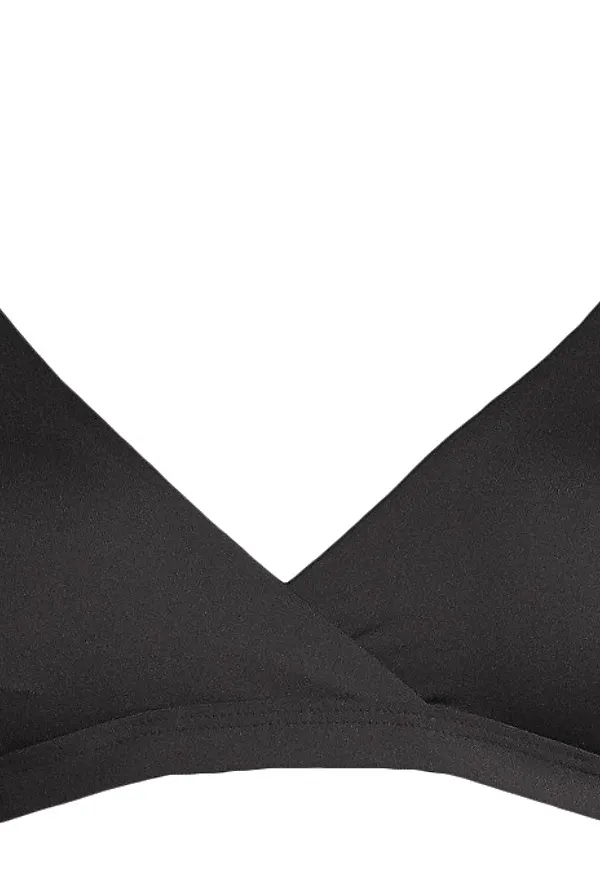 Casall Women's Overlap Bikini Top Black