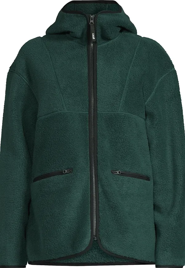 Casall Women's Pile Jacket Dark Pine