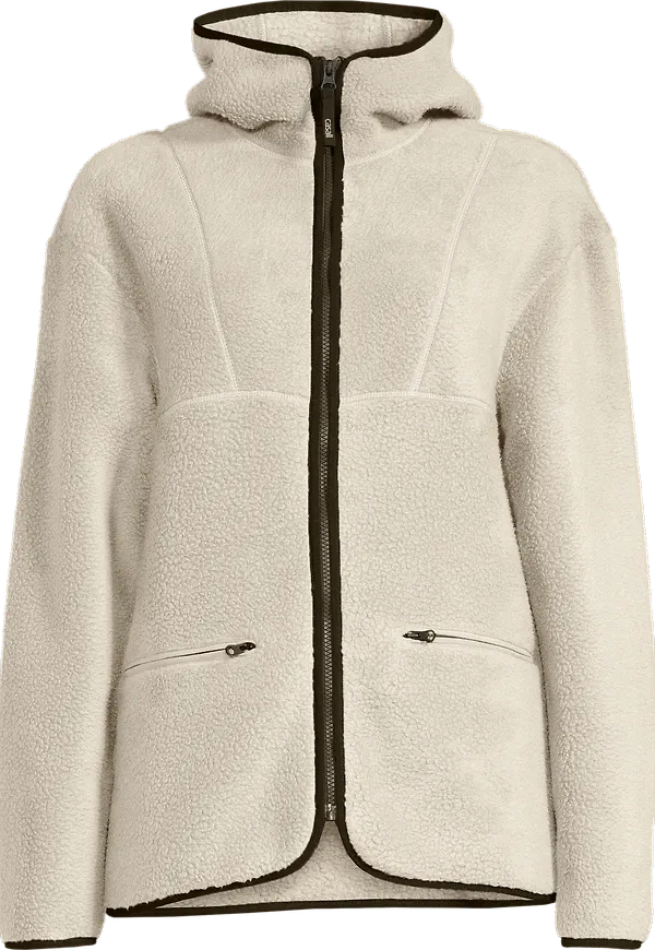 Casall Women's Pile Jacket Off White