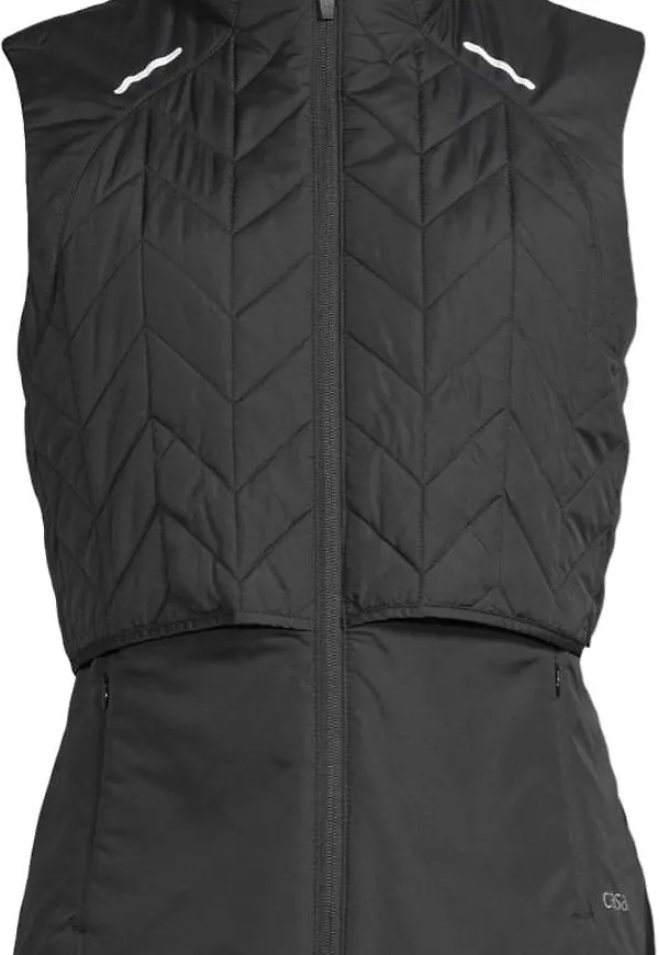 Casall Women's Quilted Running Vest Black