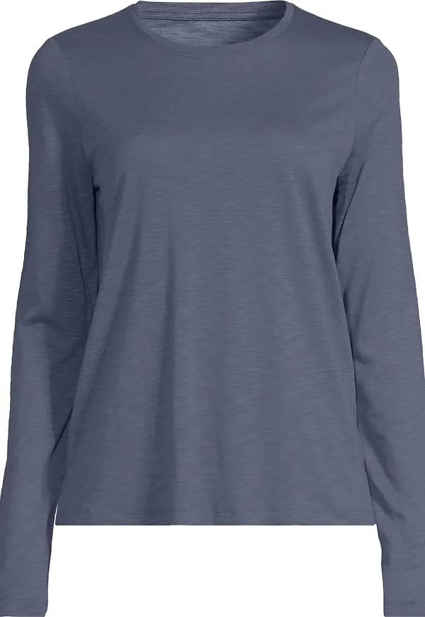 Casall Women's Soft Texture Long Sleeve Core Blue