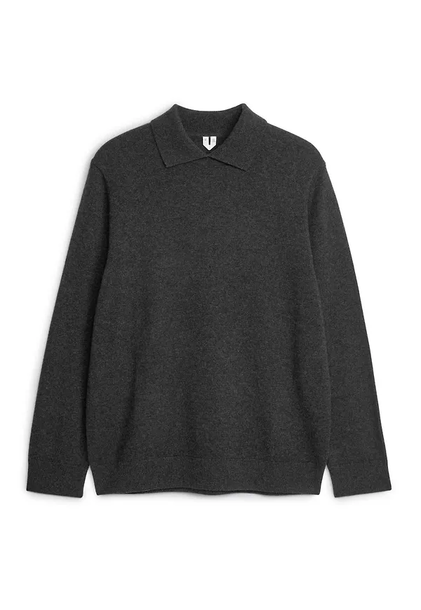 Cashmere Blend Jumper - Black
