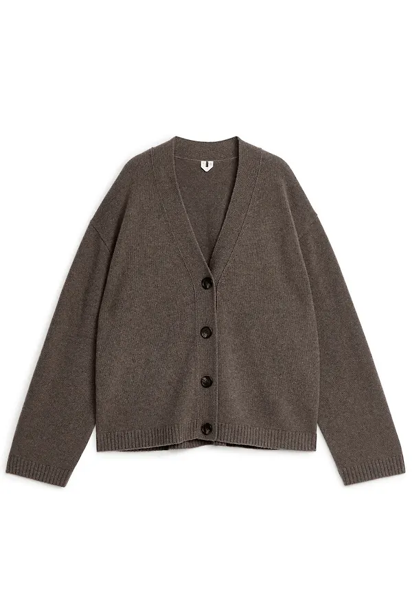 Cashmere Cardigan - Beige