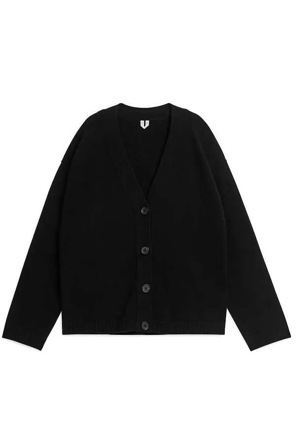Cashmere Cardigan - Black
