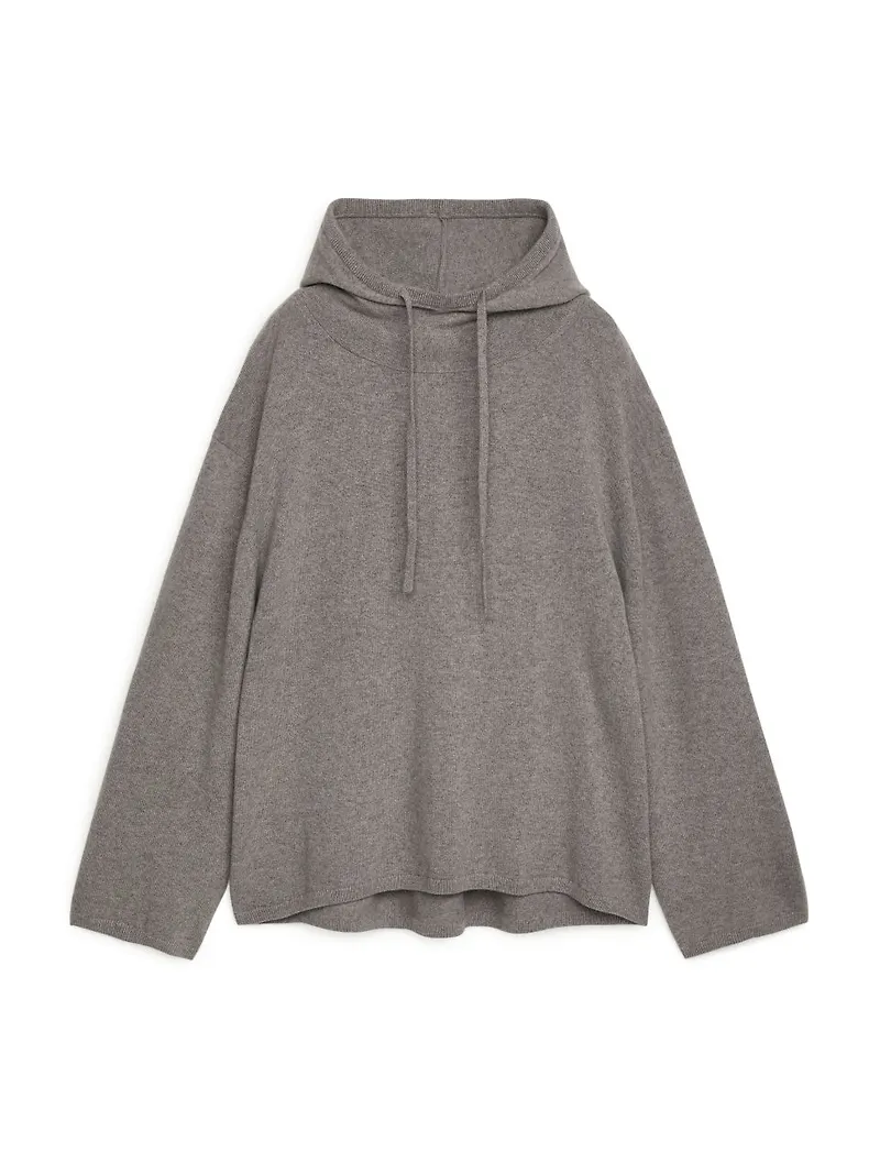 Cashmere Hoodie - Grey