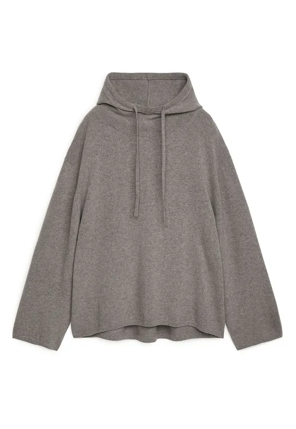 Cashmere Hoodie - Grey