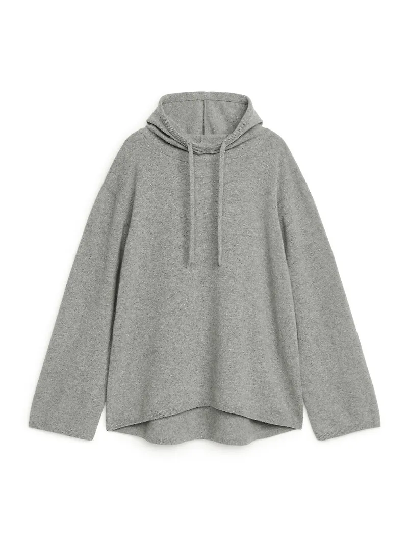 Cashmere Hoodie - Grey