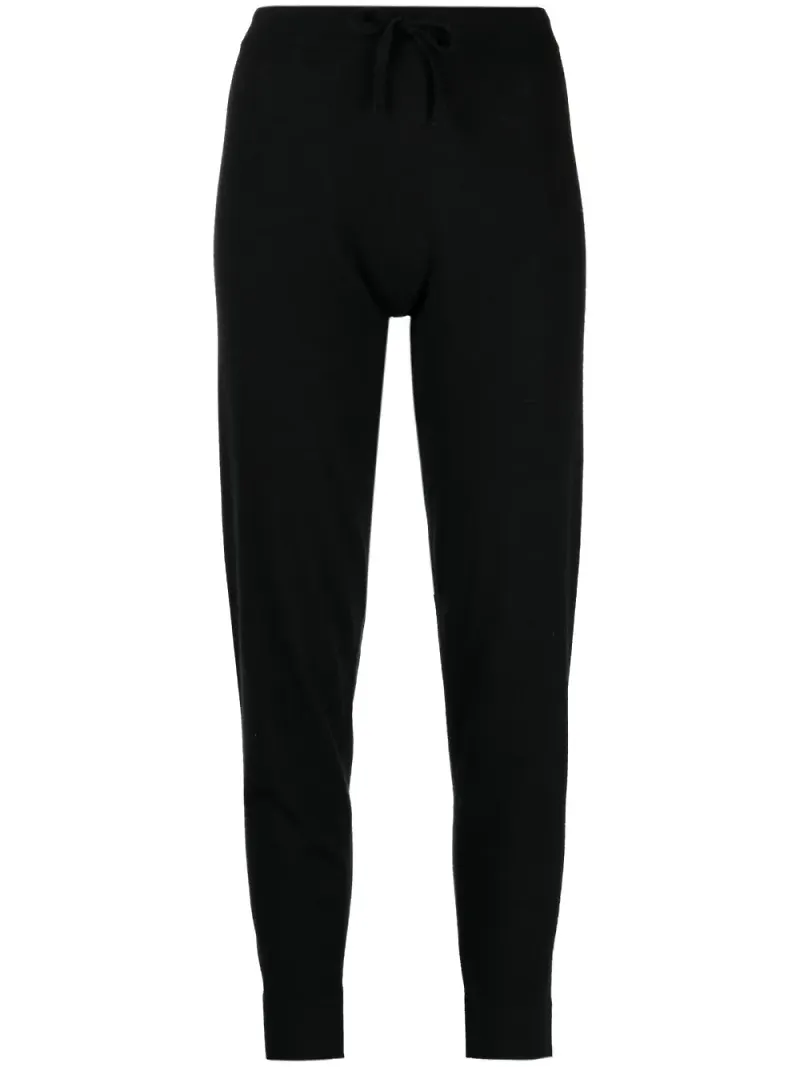 Cashmere In Love Jana finstickade trackpants - Svart