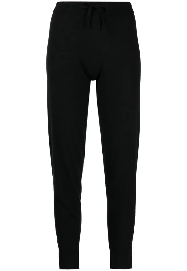 Cashmere In Love Jana finstickade trackpants - Svart