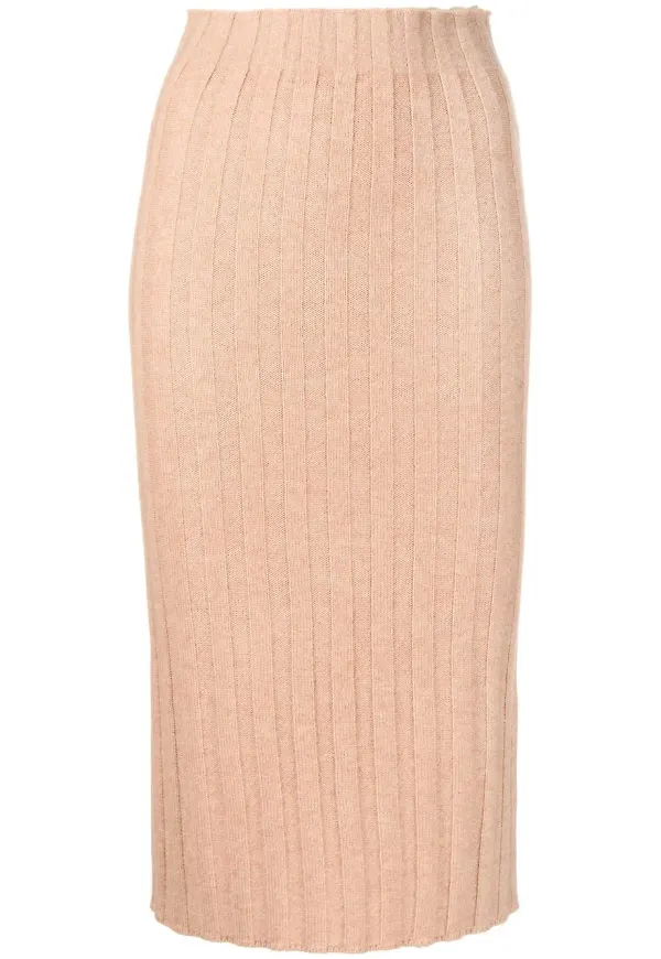 Cashmere In Love Lenny pennkjol i kashmir - Brun