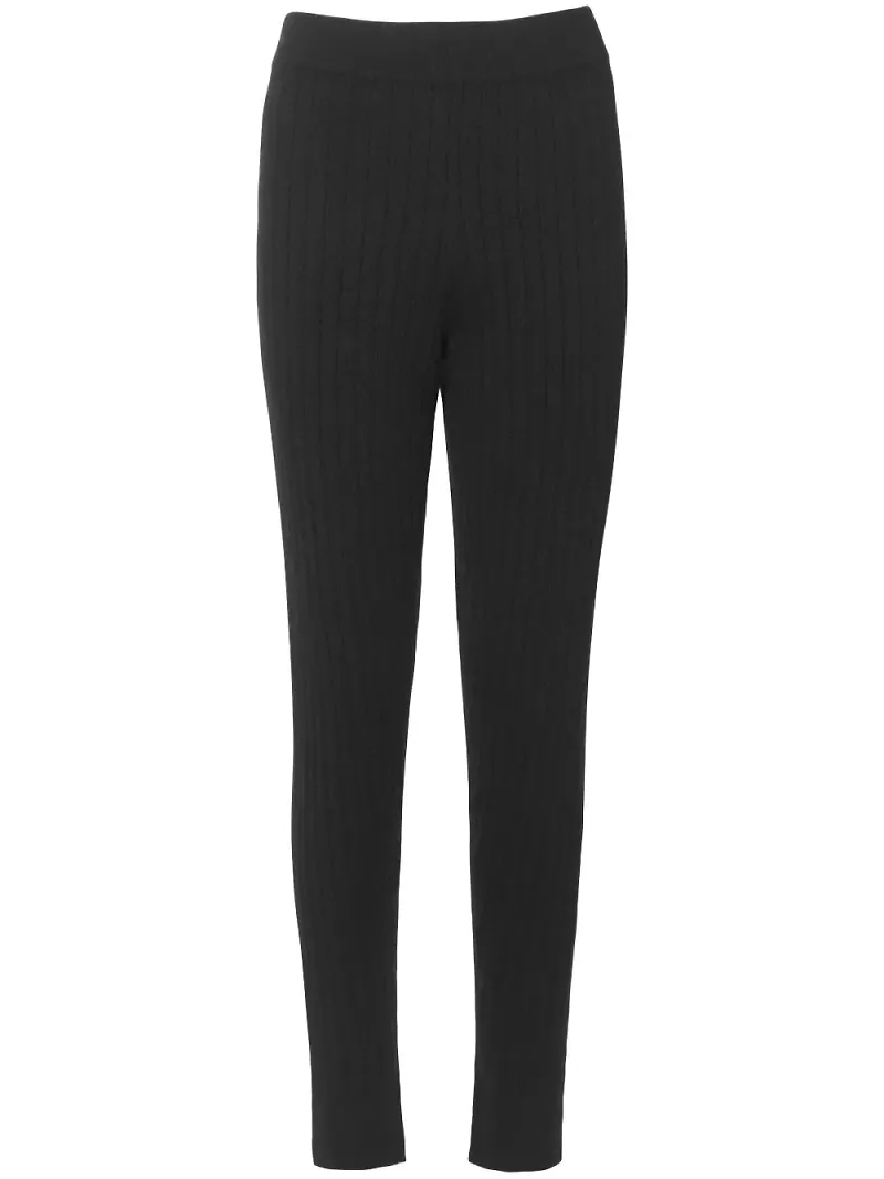 Cashmere In Love Luz ribbstickade sweatpants - Svart