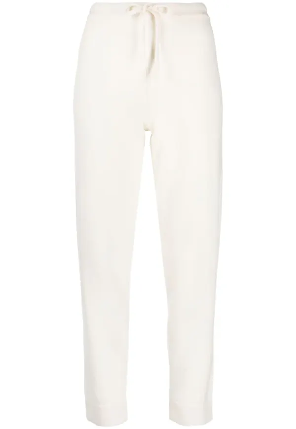 Cashmere In Love Sarah finstickade trackpants - Vit