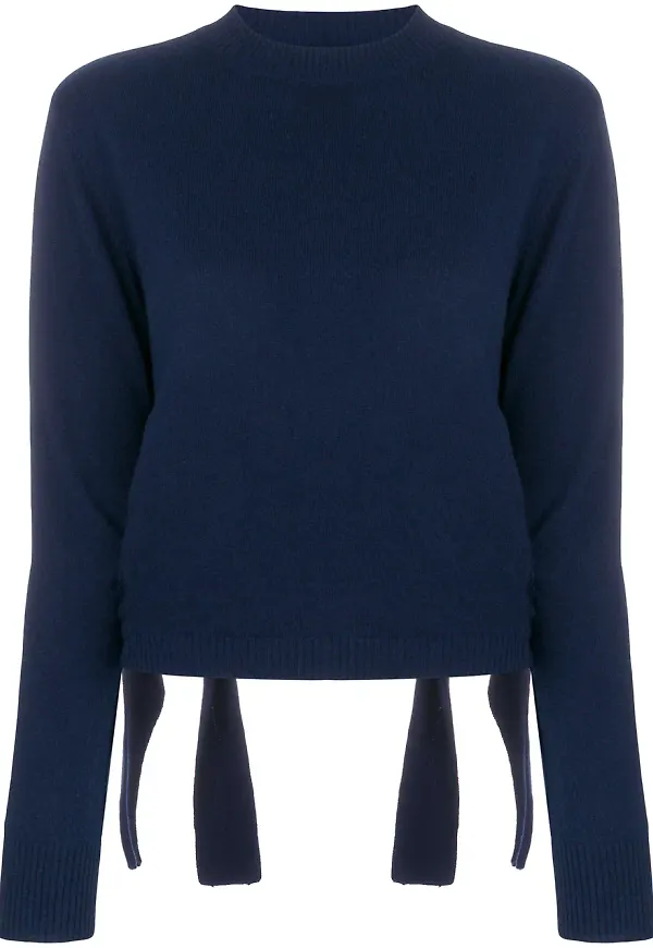 Cashmere In Love Stella avskuren jumper - Blå