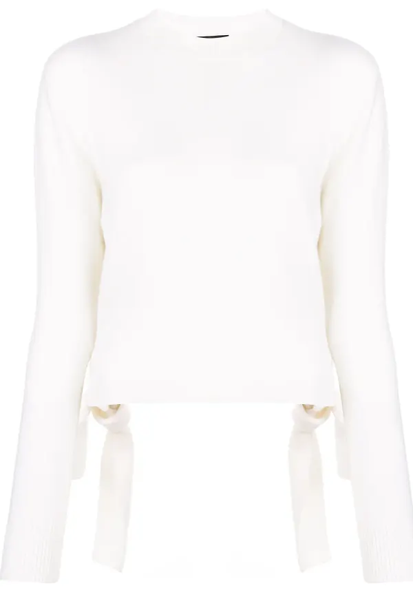 Cashmere In Love Stella avskuren jumper - Vit