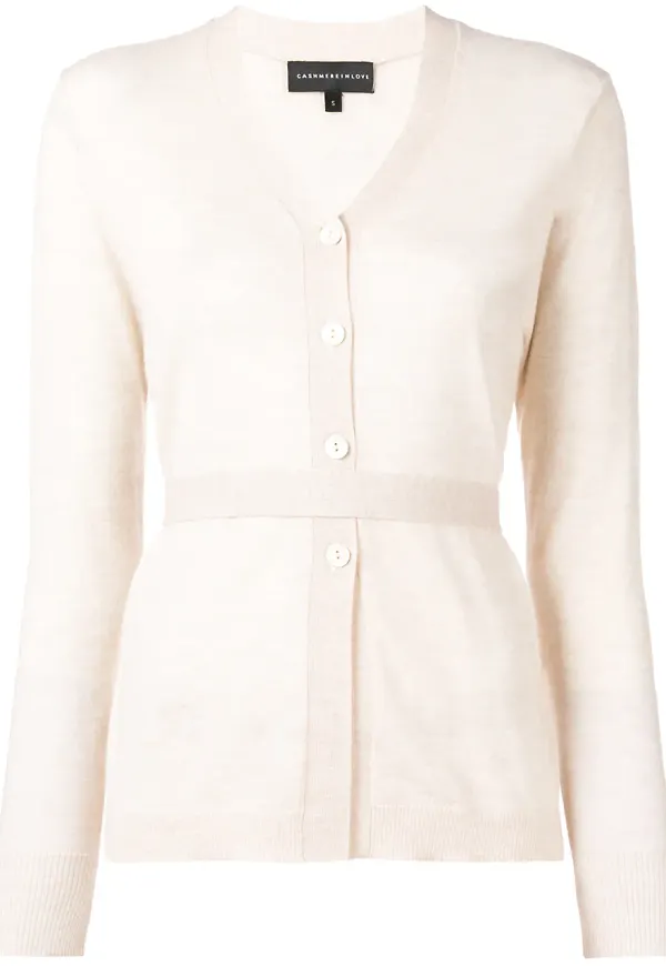 Cashmere In Love Suri cardigan - Neutral