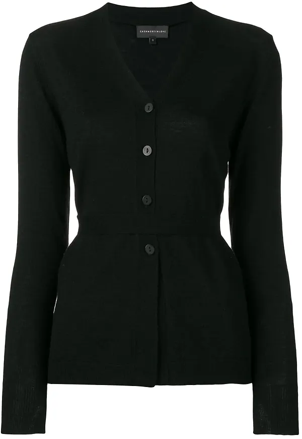 Cashmere In Love Suri kofta - Svart