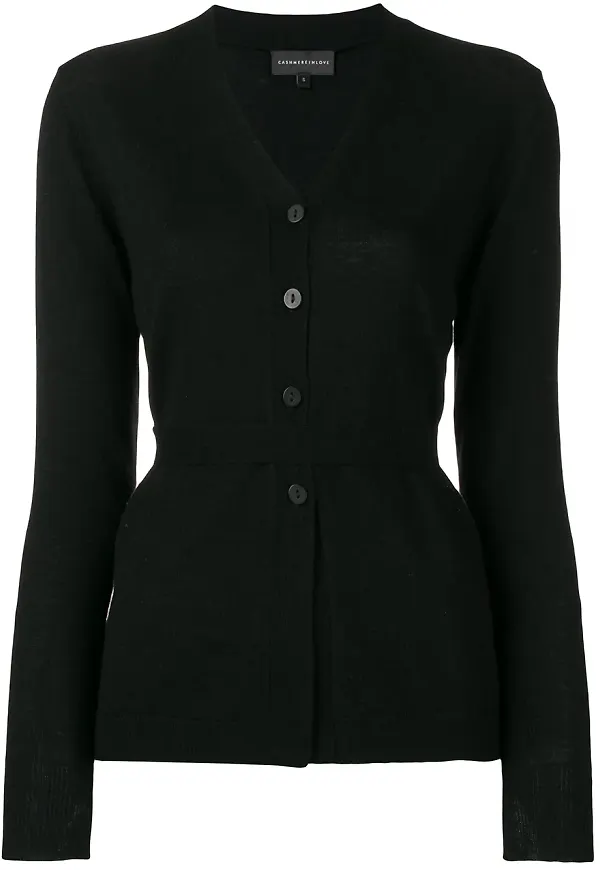 Cashmere In Love Suri kofta - Svart