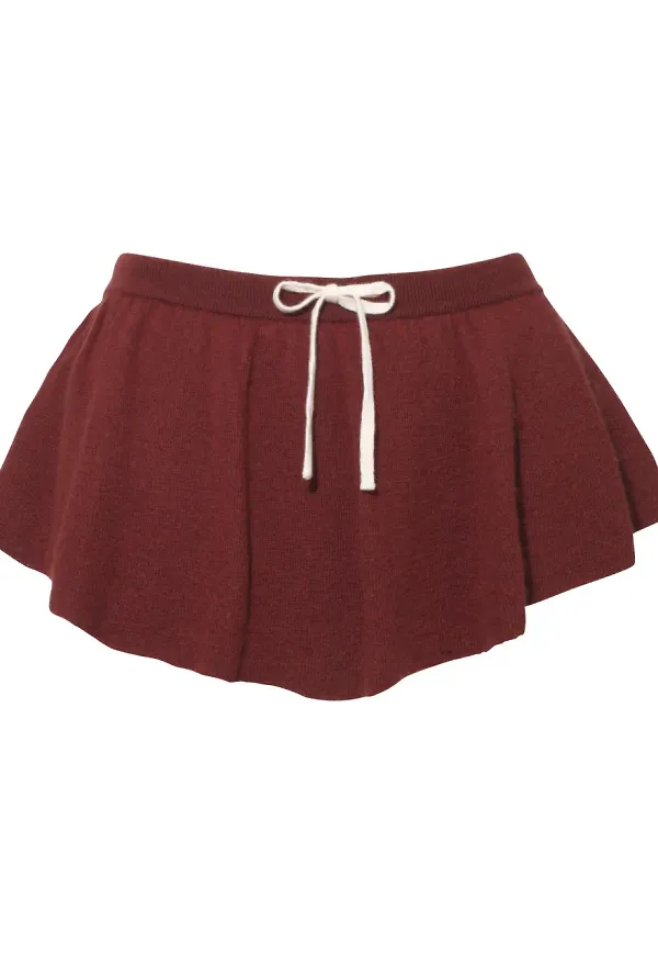 Cashmere In Love Windy minikjol - Brun