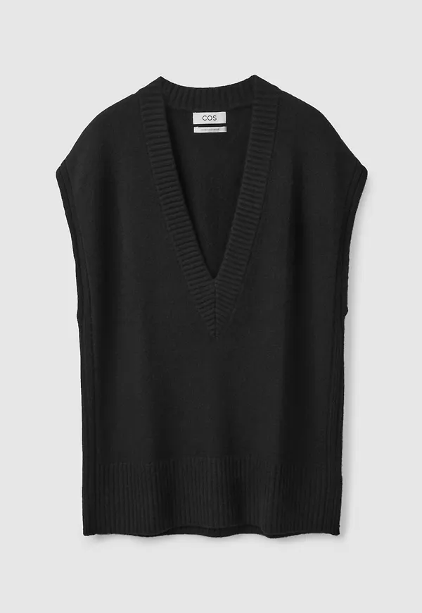 CASHMERE KNITTED VEST