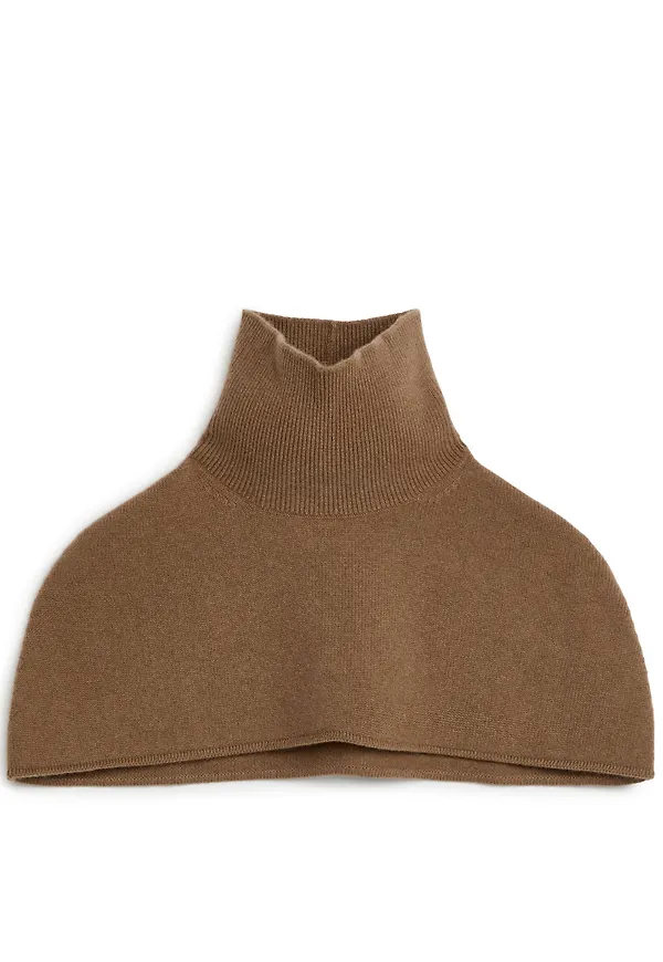 Cashmere Poncho - Beige