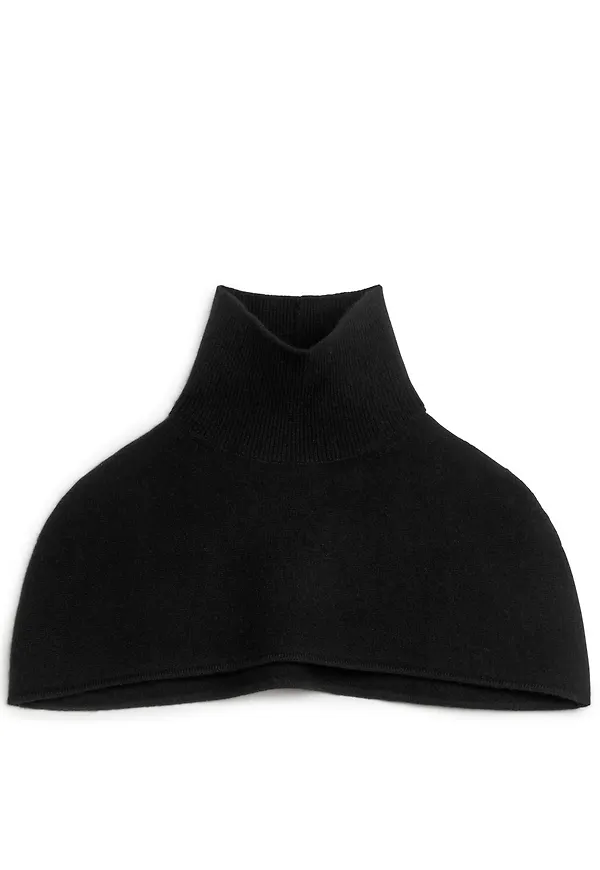 Cashmere Poncho - Black