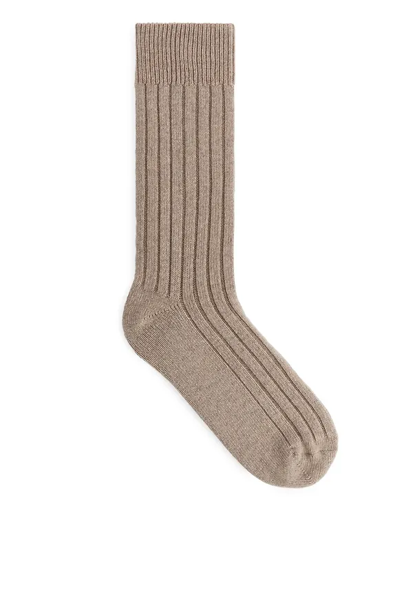 Cashmere Socks - Beige