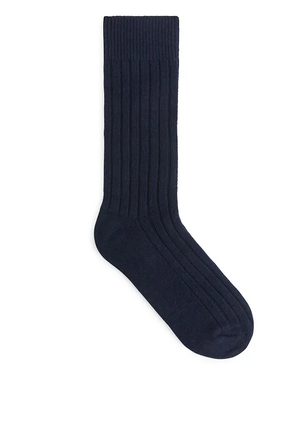 Cashmere Socks - Blue