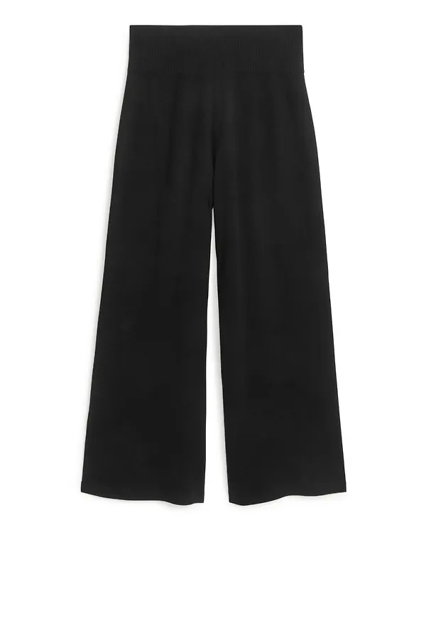 Cashmere Trousers - Black