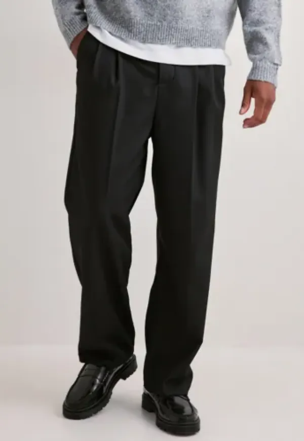 Casual Friday Cfgrant 0153 Wide Garbadine Pa Kostymbyxor Svart