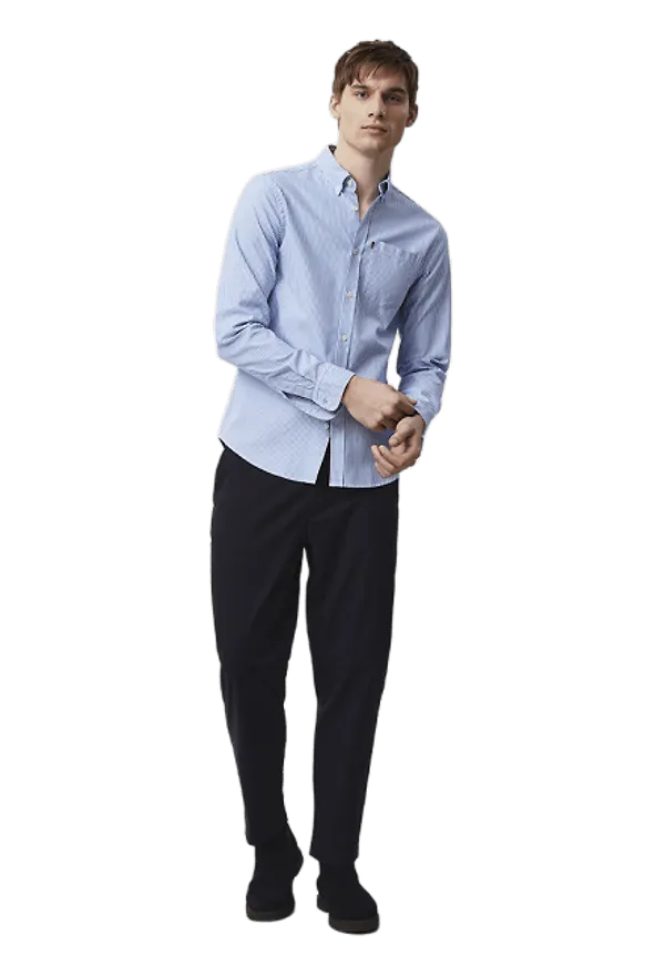 Casual Stripe Oxford B.D Shirt